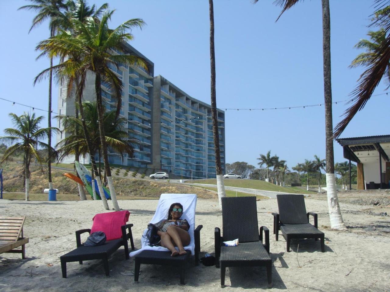 Apartamento En Balabeach Maria Chiquita In Front Of The Beach 2Hab Colon Esterno foto